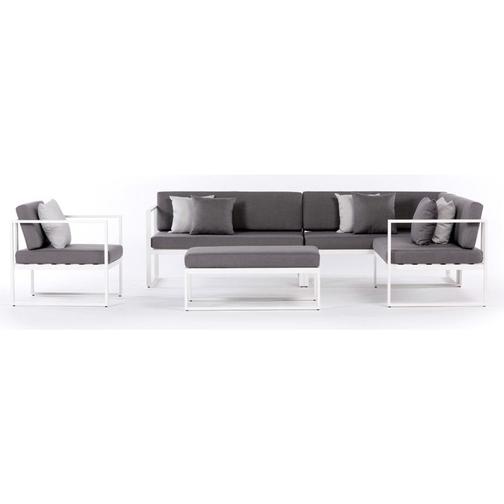 Sensum Skepparholmen Loungeset, 1 Bord inkl. 1 Stolar & 1 Soffor