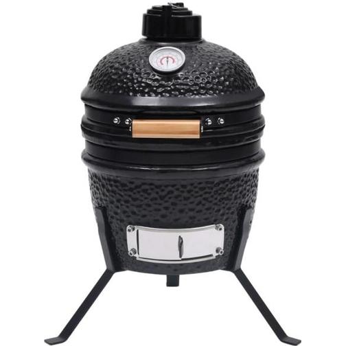 vidaXL 2-in-1 Kamado Barbecue Grill Smoker