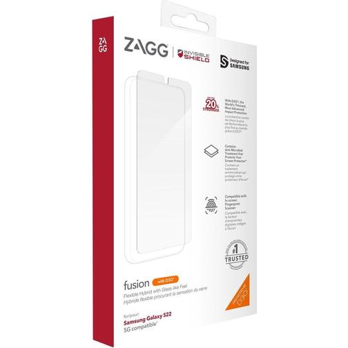 Zagg InvisibleShield Fusion with D3O Screen Protector for Galaxy S22