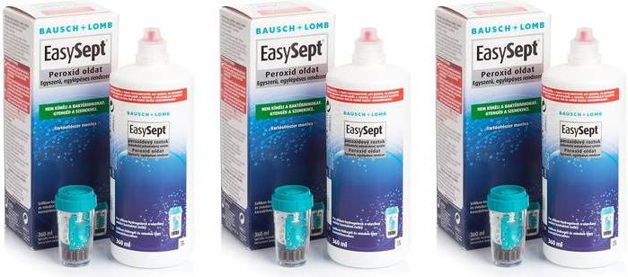 Bausch & Lomb EasySept 360ml 3-pack