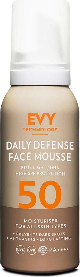 EVY Daily Defence Face Mousse SPF50 PA++++ 75ml