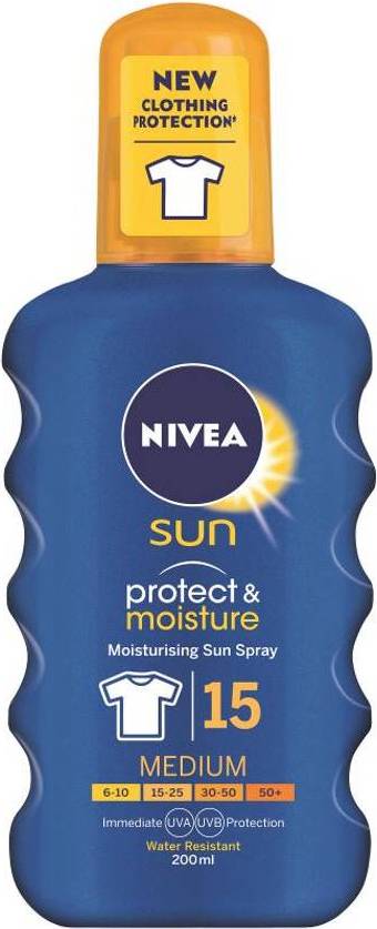 Nivea Sun Protect & Moisture Spray SPF15 200ml