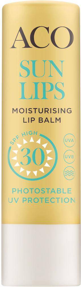 ACO Sun Lips Moisturizing Lip Balm SPF30 5g