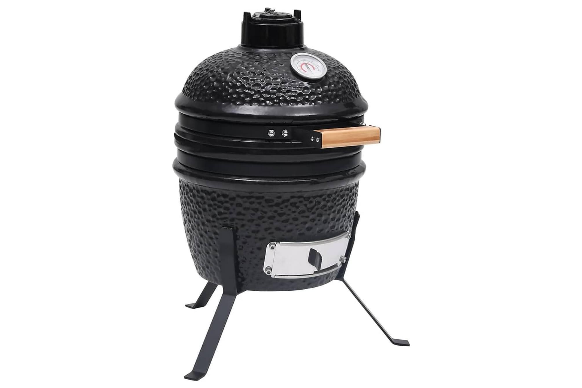 vidaXL 2-in-1 Kamado Barbecue Grill Smoker