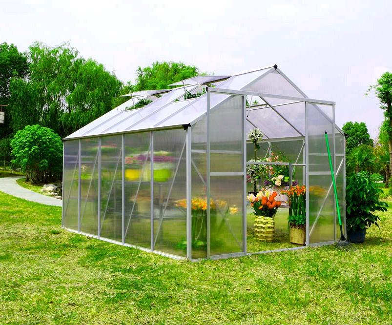 Metalcraft Greenhouse 8.9m² Aluminium Plast