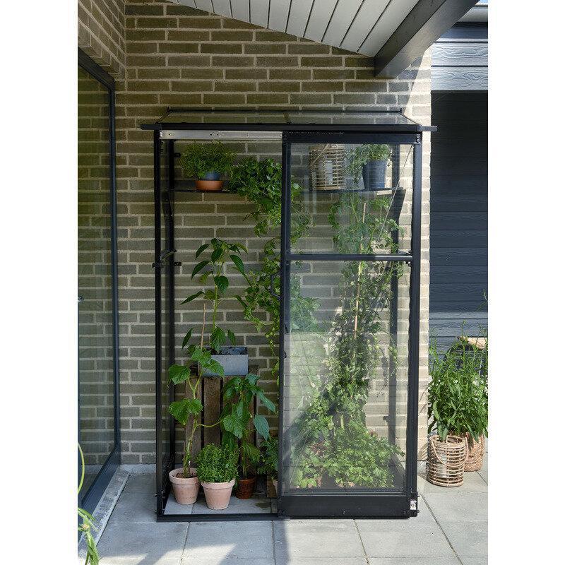 Halls Qube 24 0.8m² Aluminium Säkerhetsglas