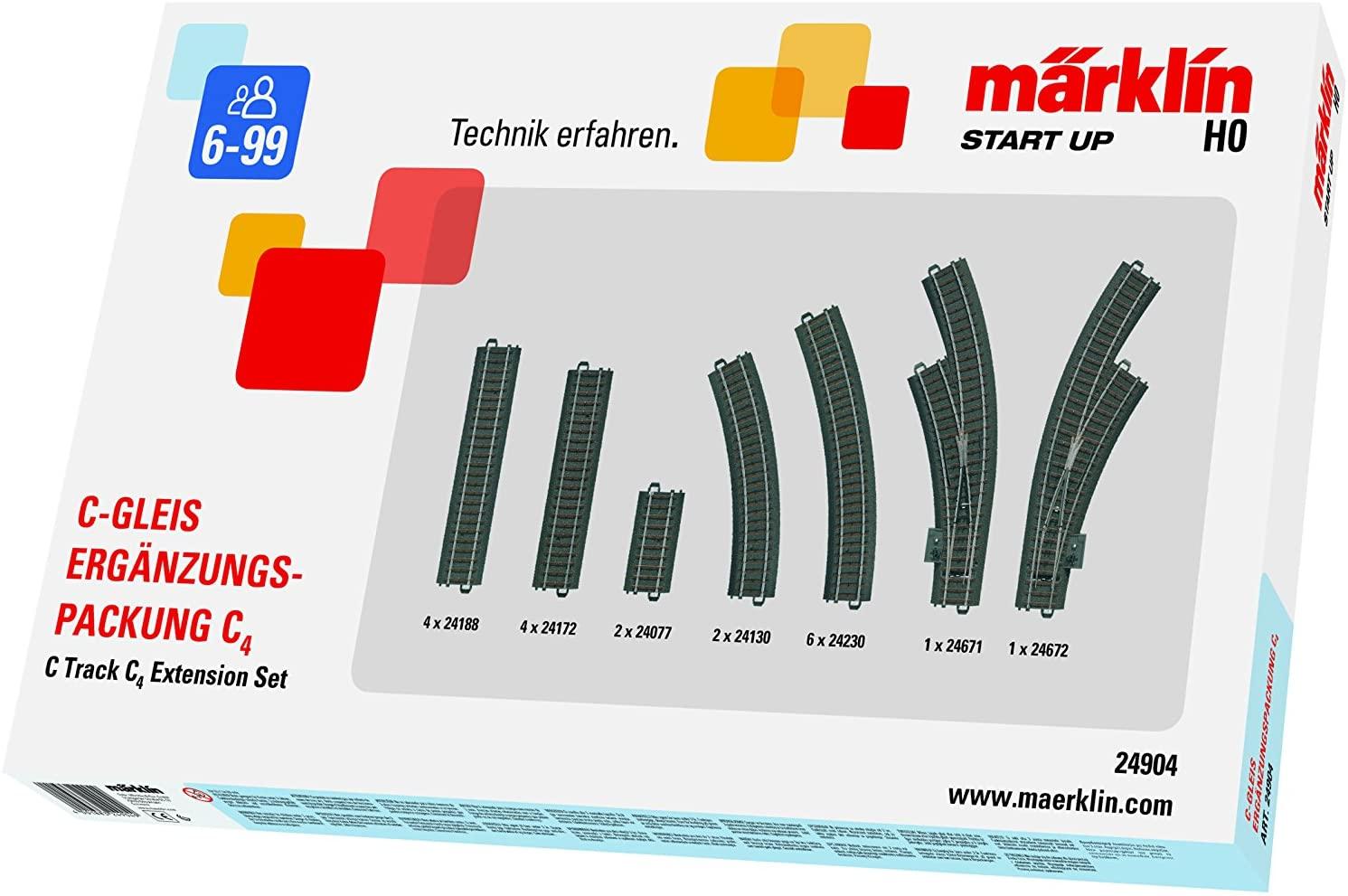 Märklin C Track C4 Track Extension Set 1:87