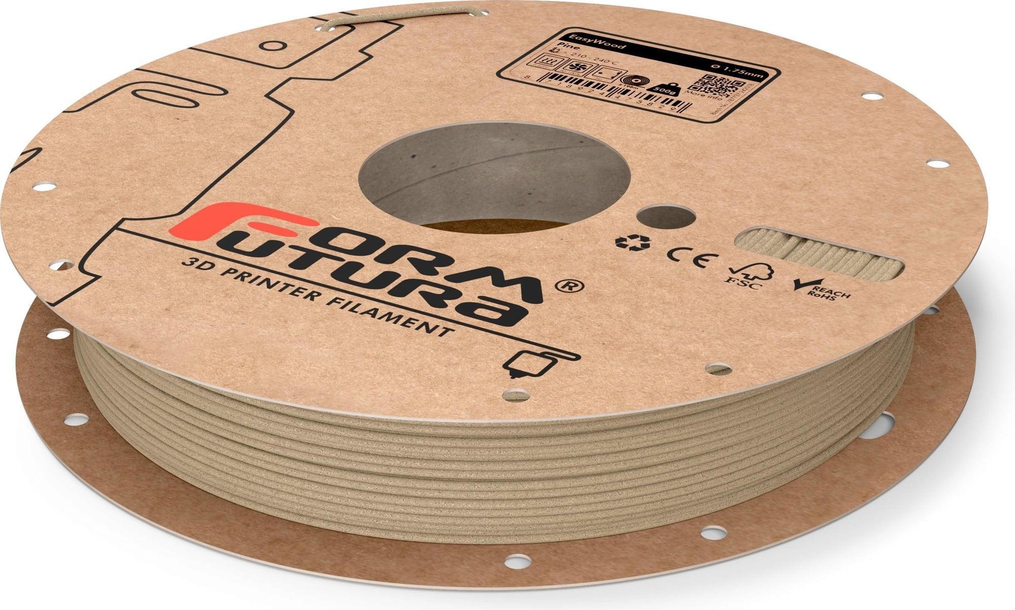 Formfutura 2.85mm EasyWood Pine 3D Printer Filament