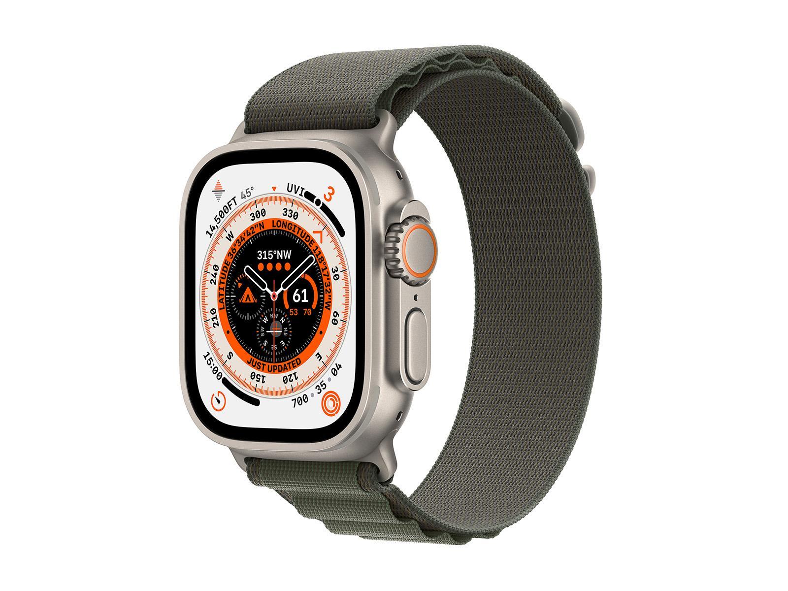 Apple Watch Ultra Titanium Case with Alpine Loop