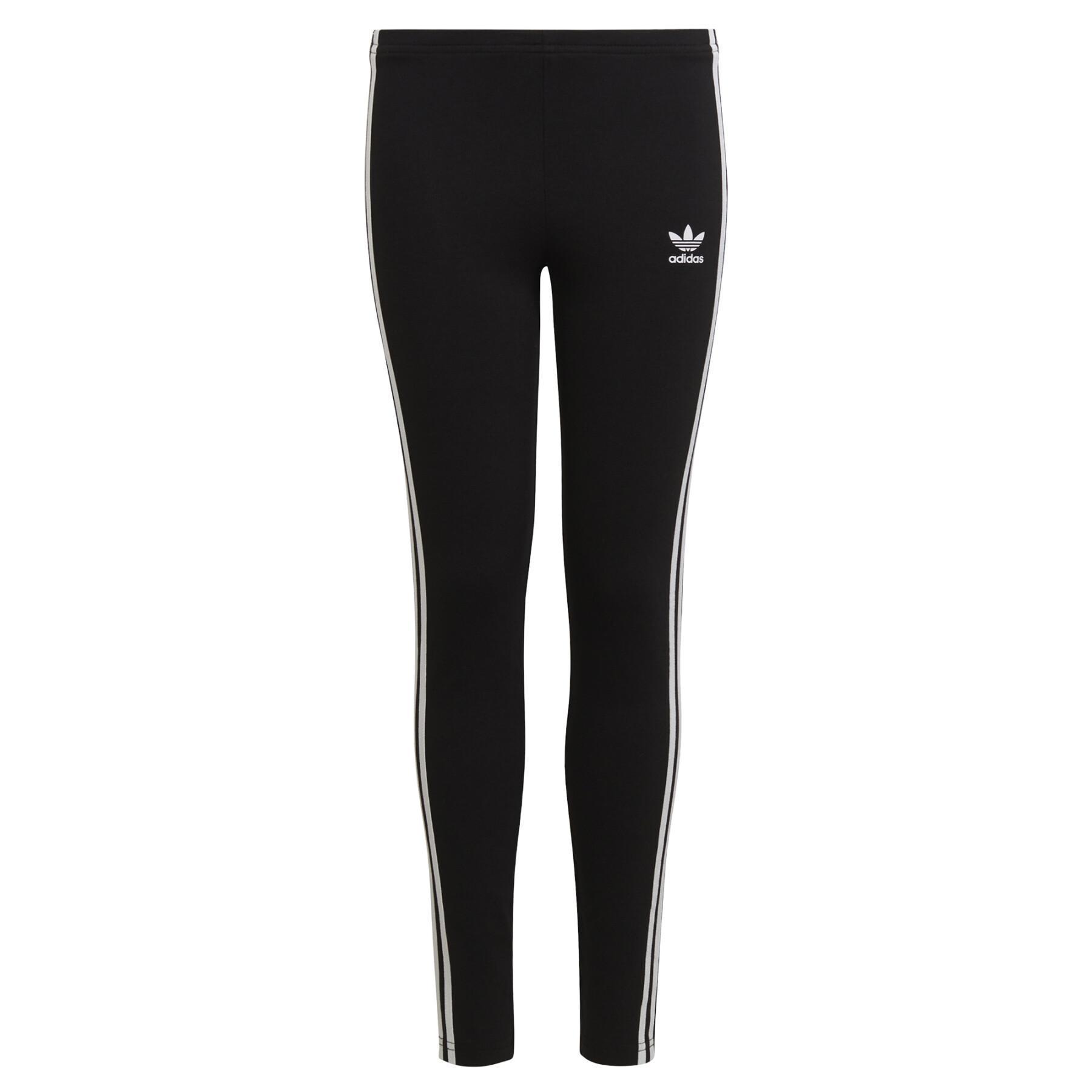 adidas Girl's Adicolor Tights - Black/White (HD2025)