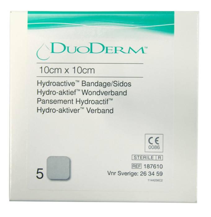 Convatec DuoDerm Extra Thin 10x10cm 5-pack