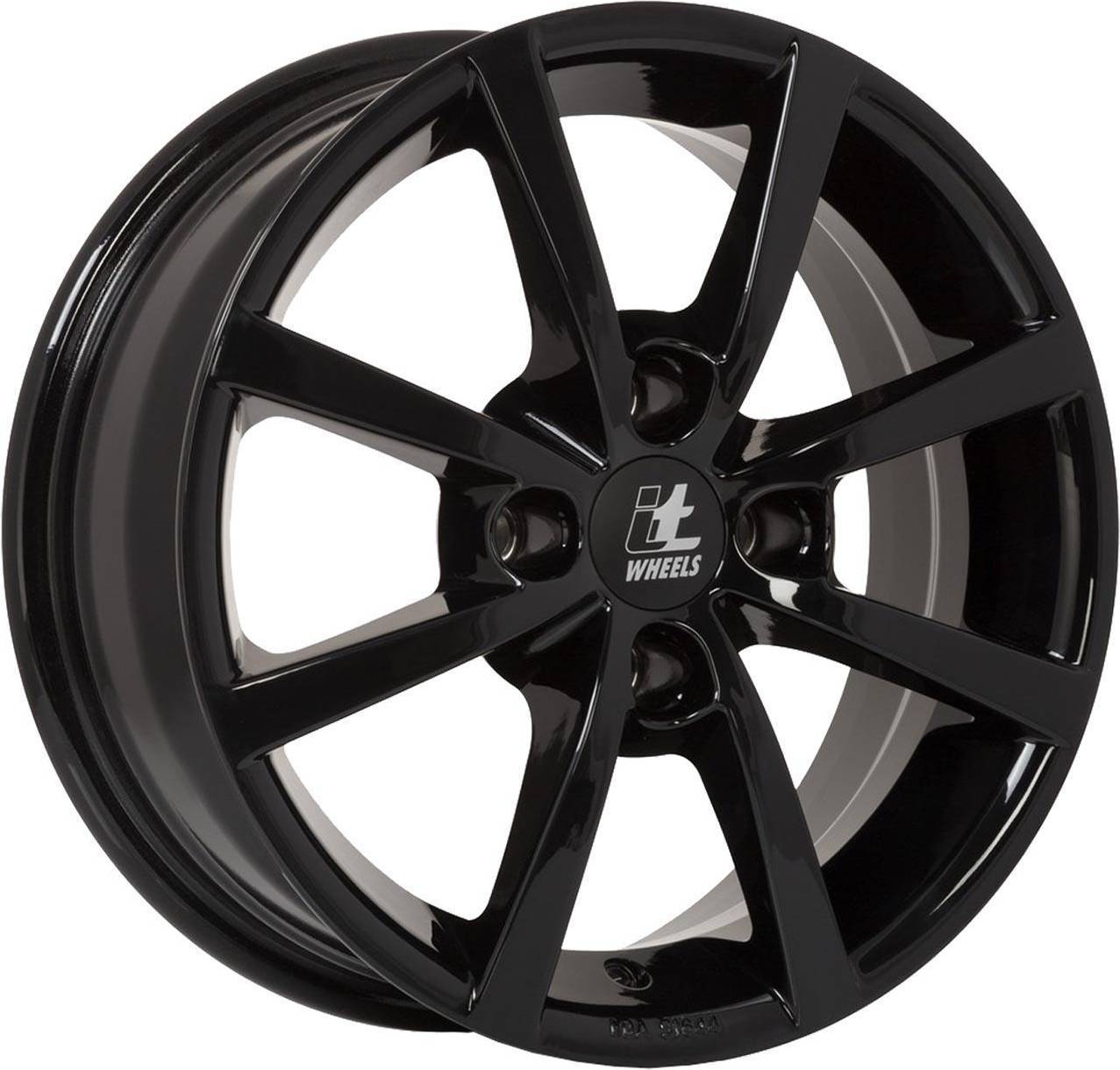 IT Wheels Alisia Gloss Black 6.5x16 4/108 ET20 B65.1