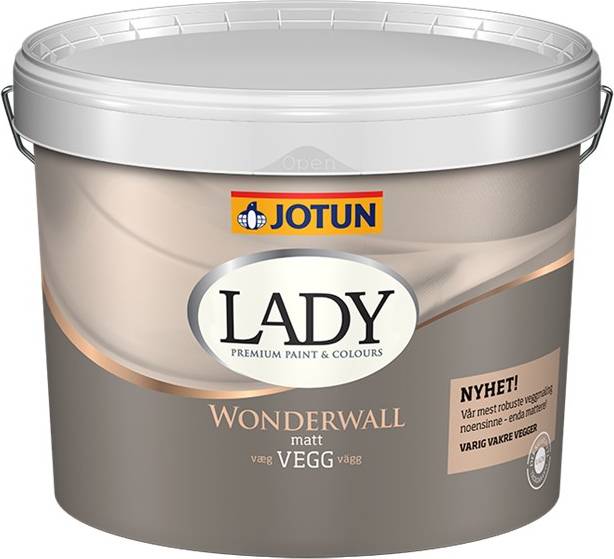 Jotun Lady Wonderwall Väggfärg VitWhite 10L