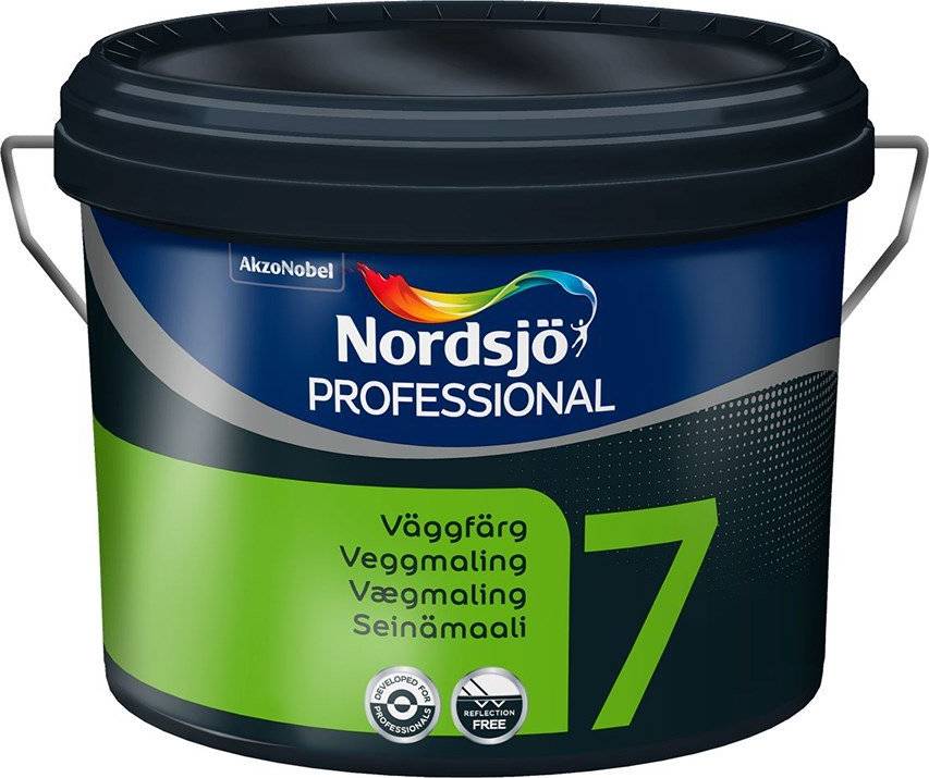 Nordsjö Professional 7 Väggfärg Vit 10L