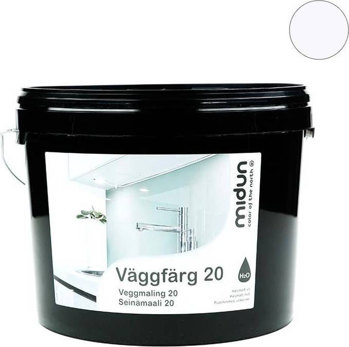 Midun 20 Väggfärg Vit 10L